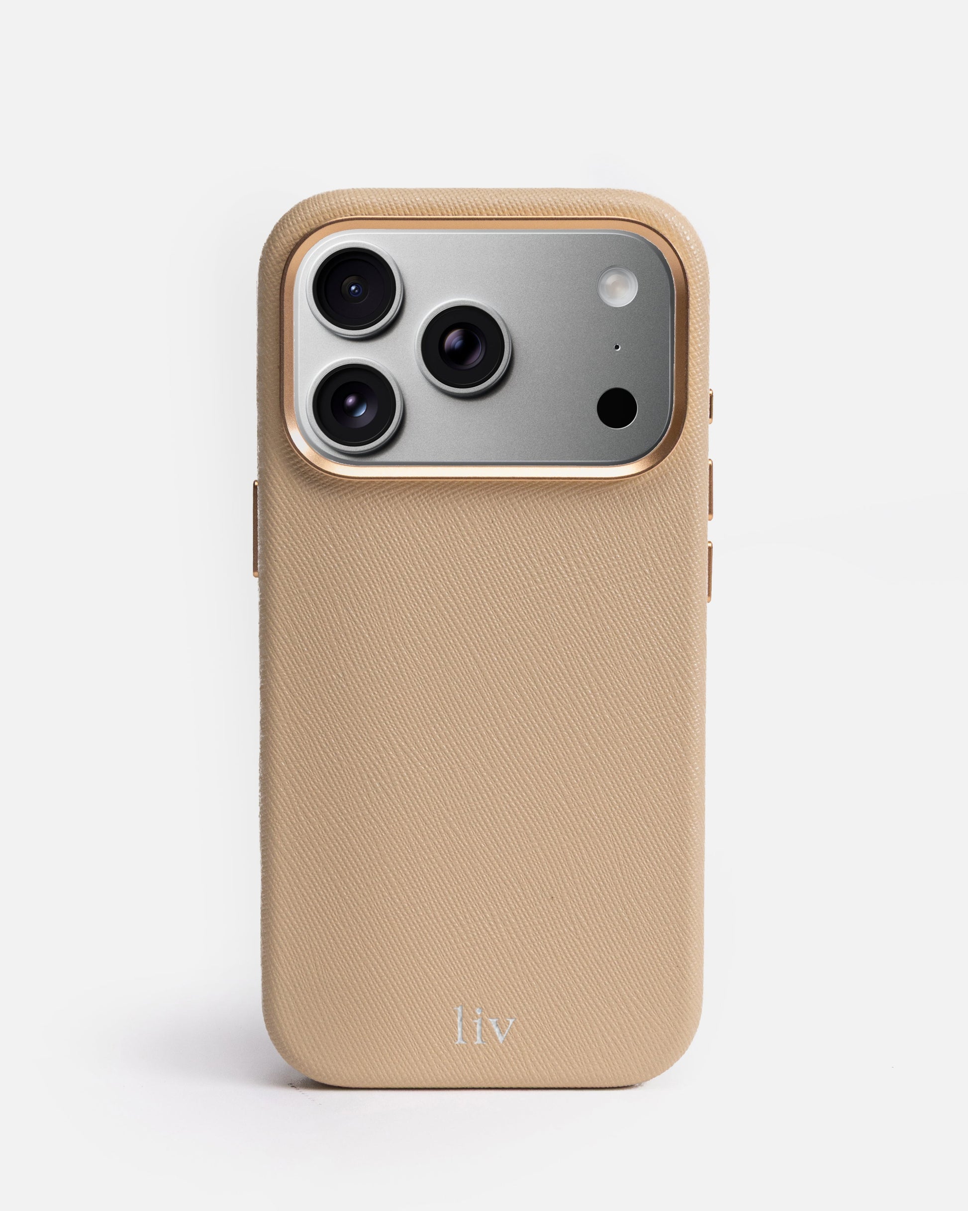 Image of Electronics Accessories. Productname: iPhone 17 Pro Case Light Taupe in Taupe colour by brand - The Daily Edited