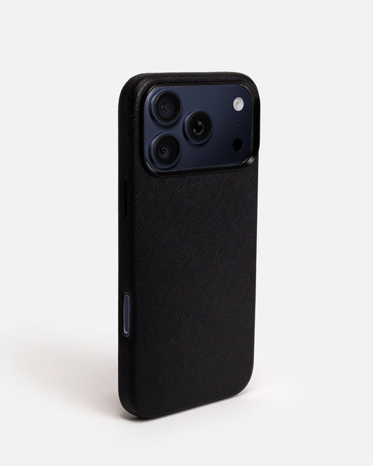 Image of Electronics Accessories. Productname: The Daily Edited iPhone 17 Pro Case Black in Black colour by brand - The Daily Edited