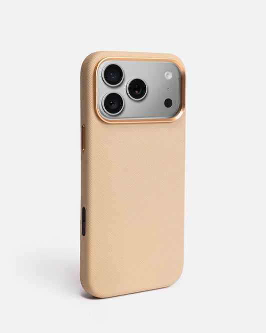 Image of Electronics Accessories. Productname: The Daily Edited iPhone 17 Pro Max Case Light Taupe in Taupe colour by brand - The Daily Edited