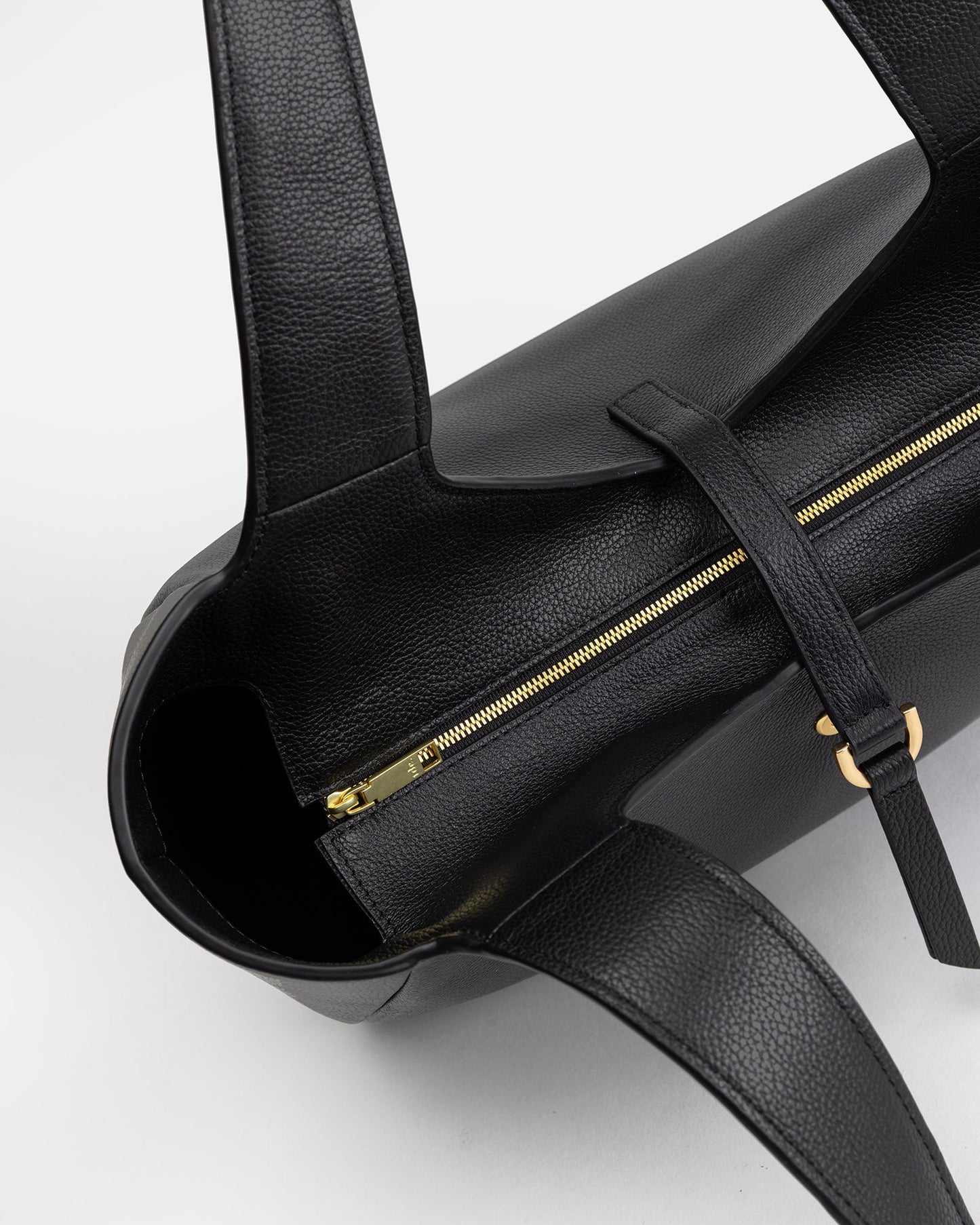 The Daily Edited Maia Soft Shoulder Tote (Black)