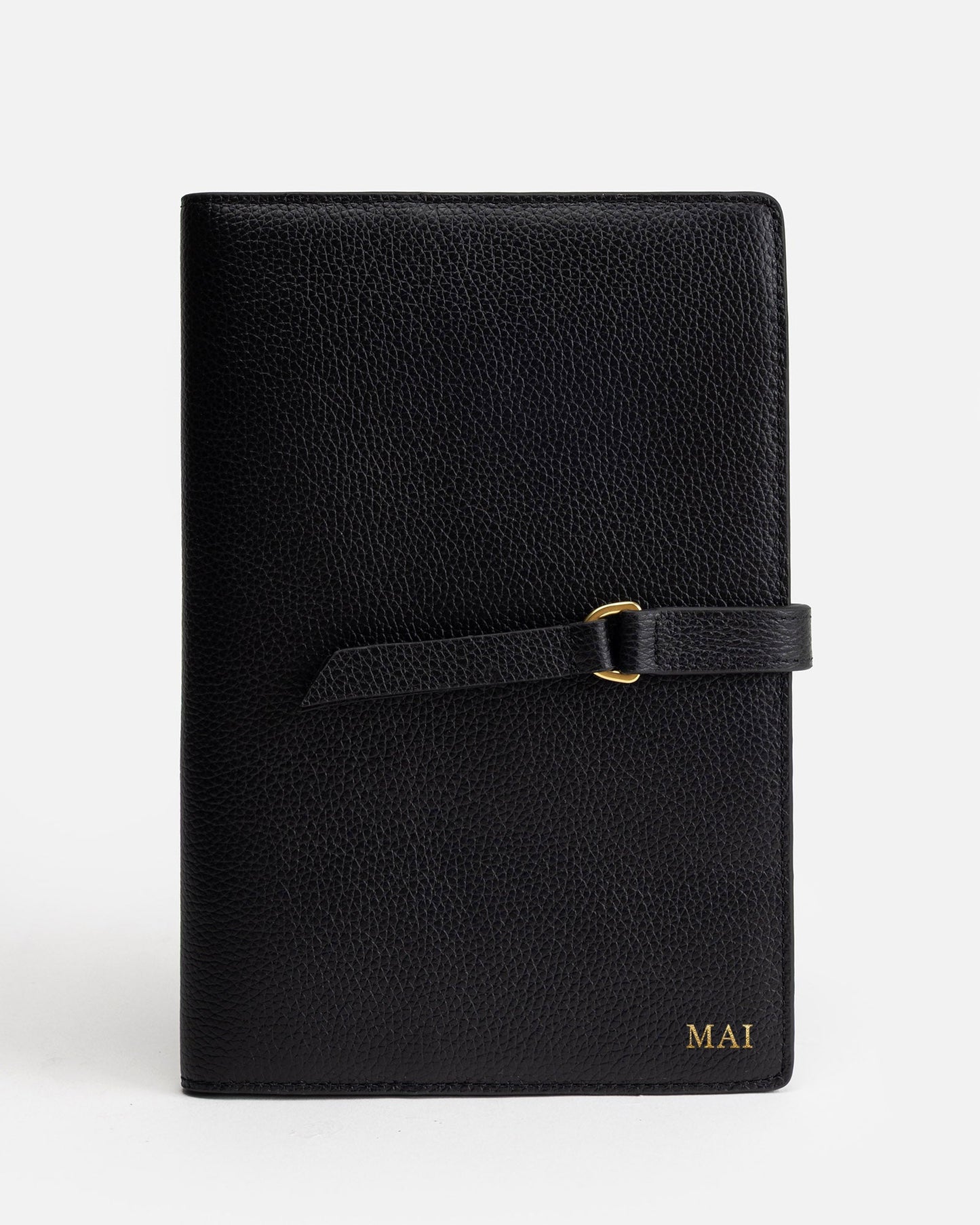 Image of Others. Productname: The Daily Edited Maia A5 Notebook Holder Black in Black colour by brand - The Daily Edited