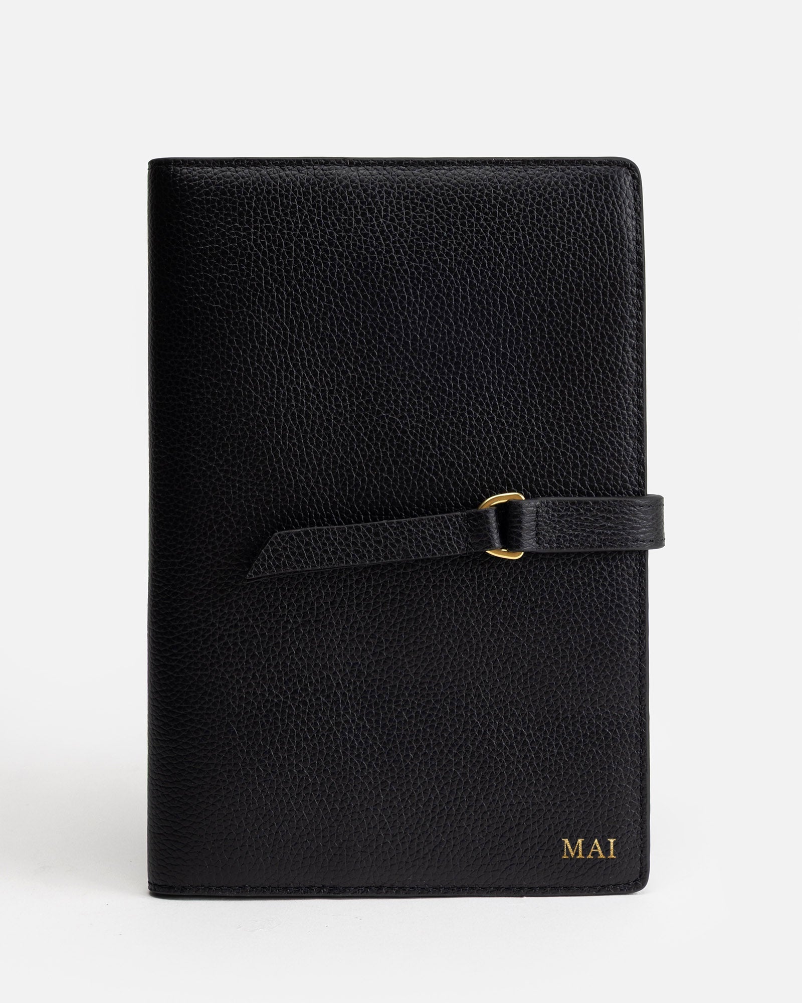 Image of Others. Productname: The Daily Edited Maia A5 Notebook Holder Black in Black colour by brand - The Daily Edited