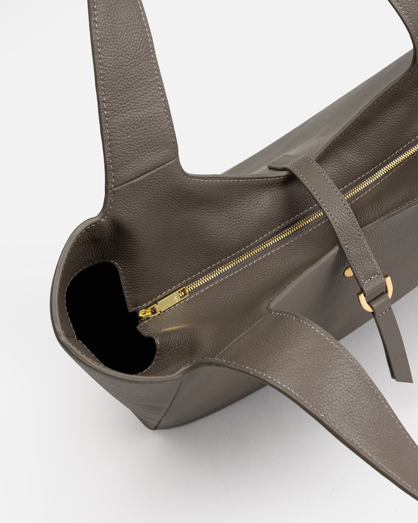 The Daily Edited Maia Soft Shoulder Tote Slate (Grey)