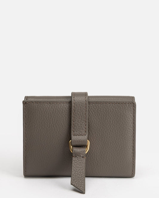 The Daily Edited Maia Trifold Snap Wallet Slate (Grey)