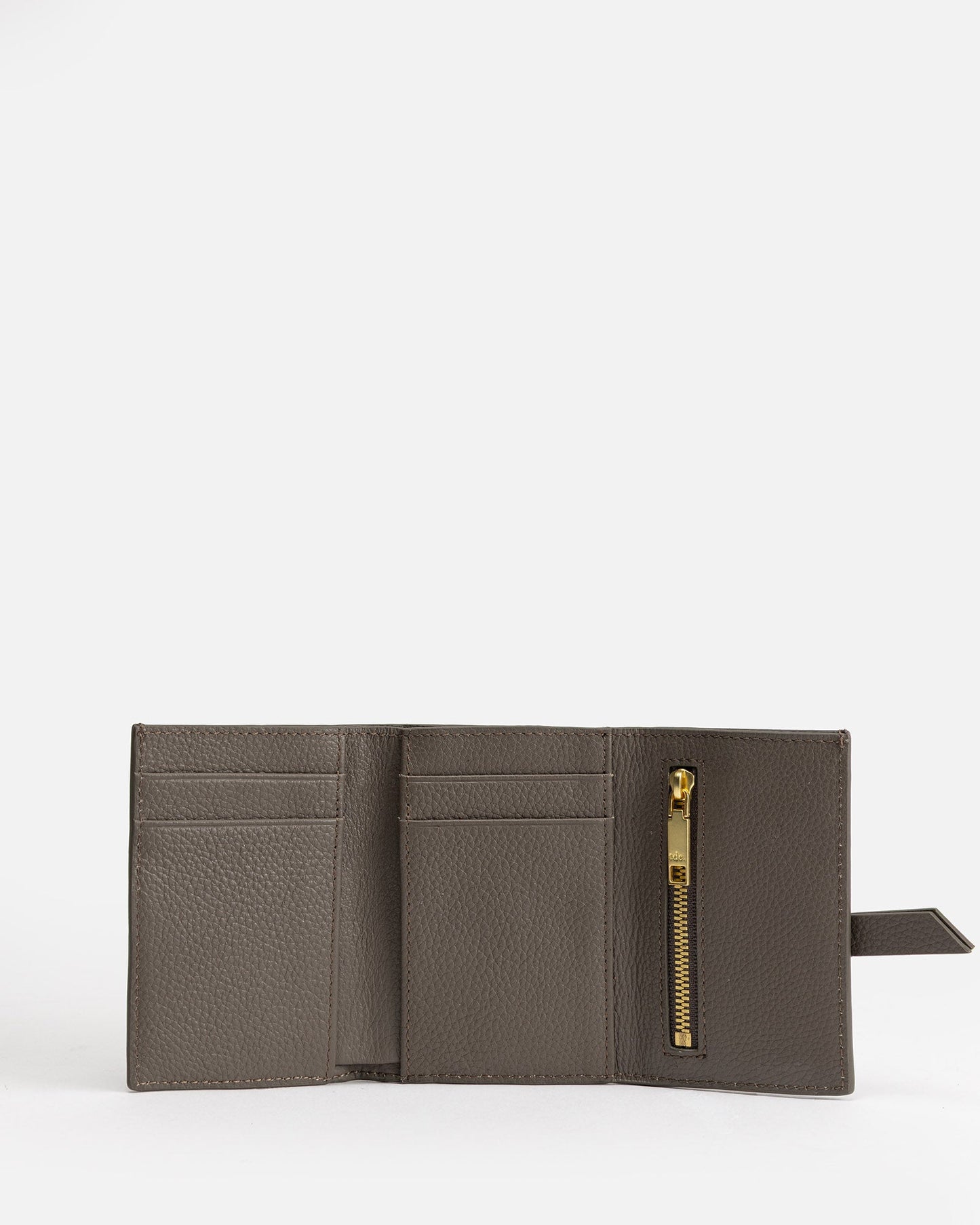 The Daily Edited Maia Trifold Snap Wallet Slate (Grey)