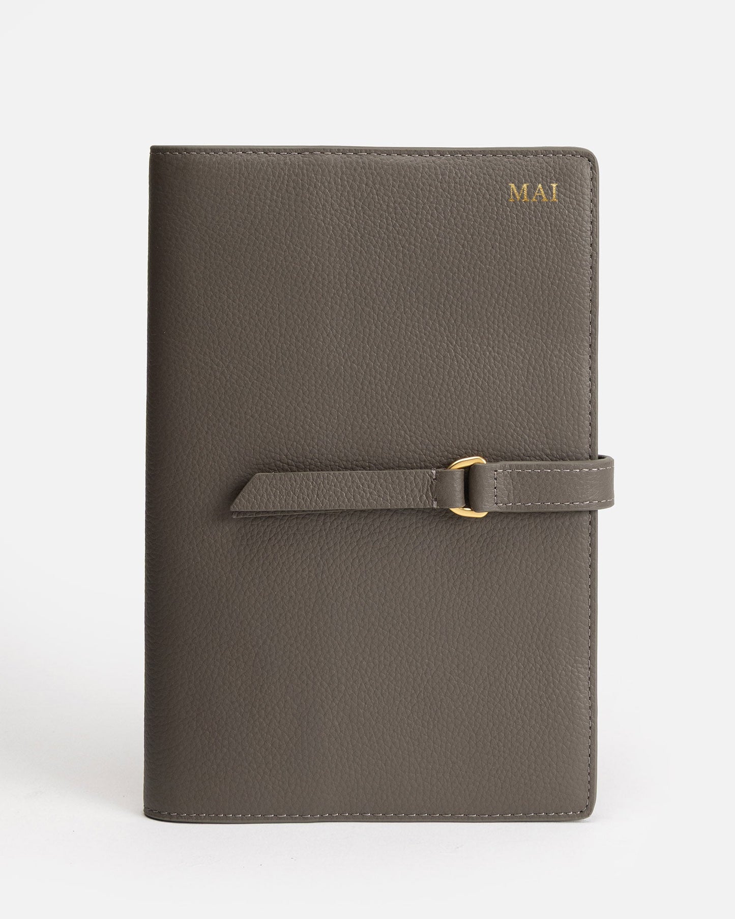 Image of Others. Productname: The Daily Edited Maia A5 Notebook Holder Slate Grey in Grey colour by brand - The Daily Edited