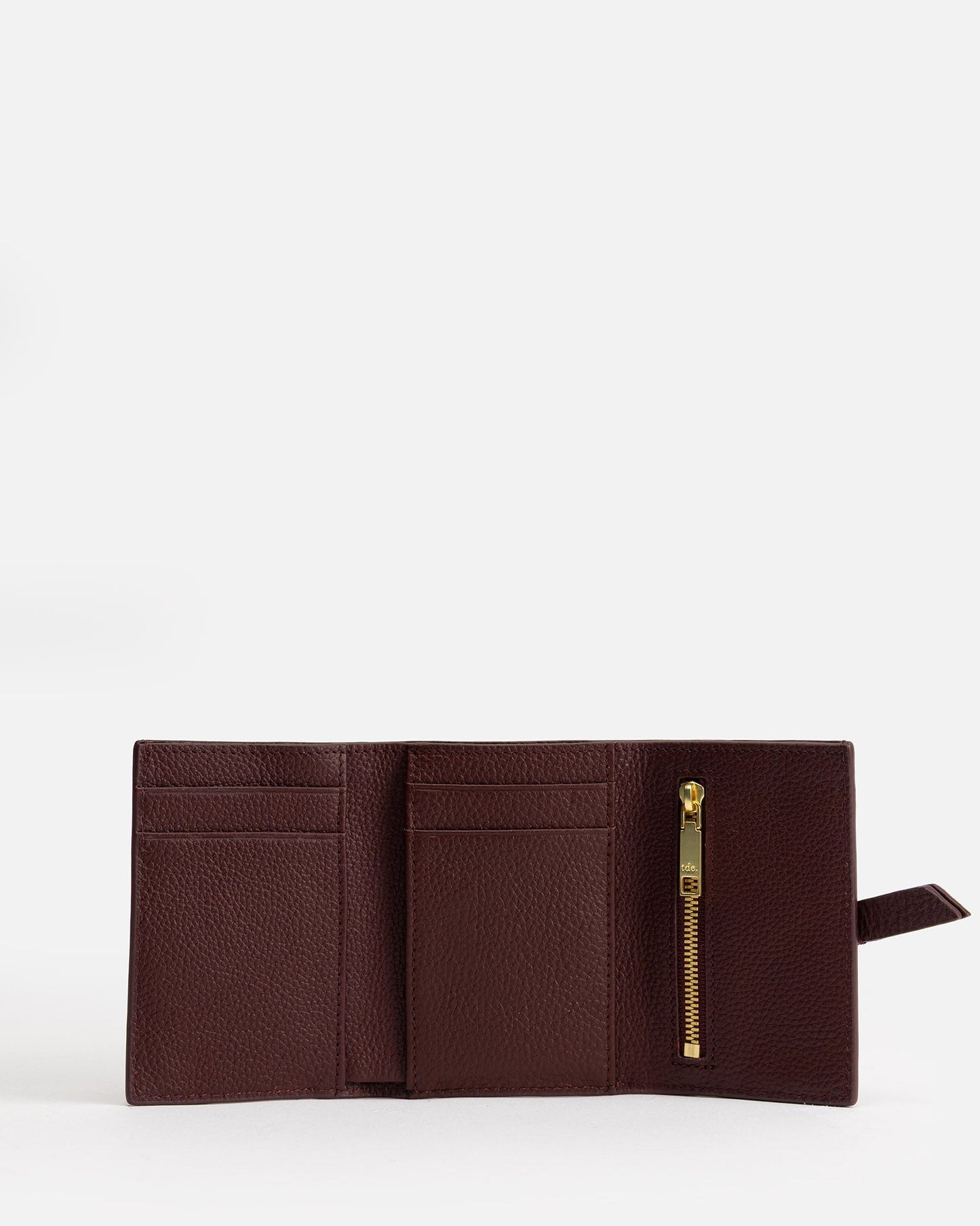 The Daily Edited Maia Trifold Snap Wallet Berry (Jam)