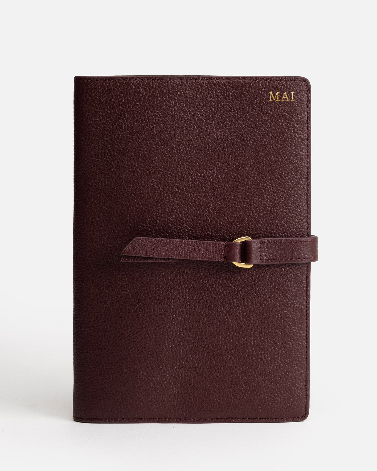Image of Others. Productname: The Daily Edited Maia A5 Notebook Holder Berry Jam in Jam colour by brand - The Daily Edited