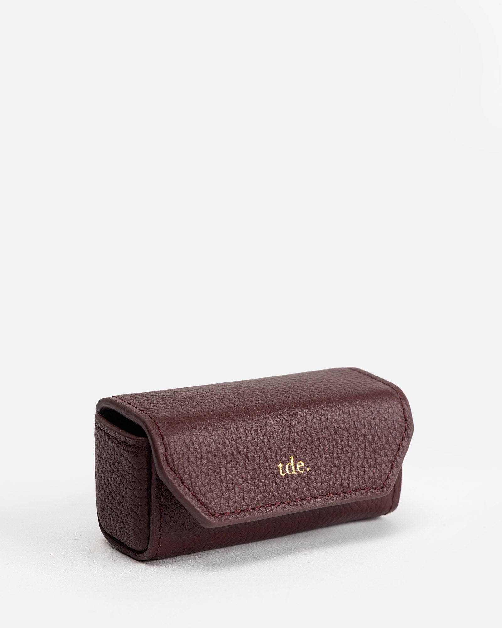 Image of Accessories. Productname: The Daily Edited Maia Lipstick Case Berry Jam in Jam colour by brand - The Daily Edited