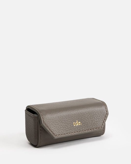 Image of Accessories. Productname: The Daily Edited Maia Lipstick Case Slate Grey in Grey colour by brand - The Daily Edited