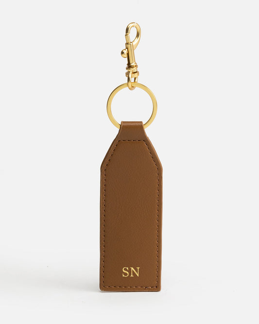 Image of Accessories. Productname: Siena Nappa Leather Keyring in Keyring colour by brand - The Daily Edited