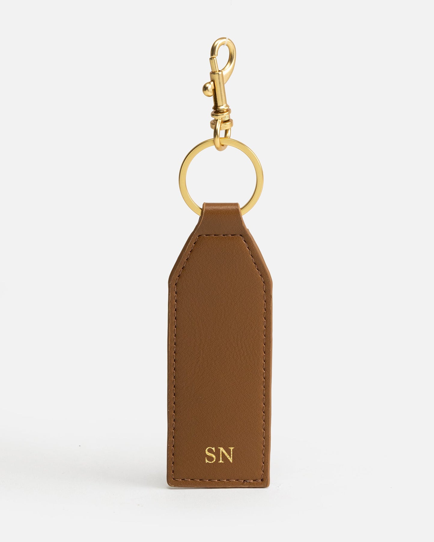 Image of Accessories. Productname: The Daily Edited Siena Nappa Leather Keyring in Keyring colour by brand - The Daily Edited