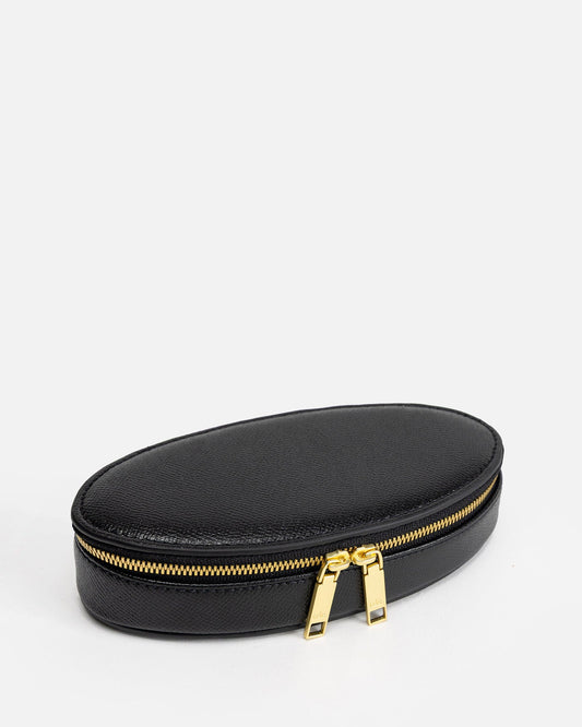 Image of Jewelry. Productname: The Daily Edited Ava Jewellery Case Black in Black colour by brand - The Daily Edited