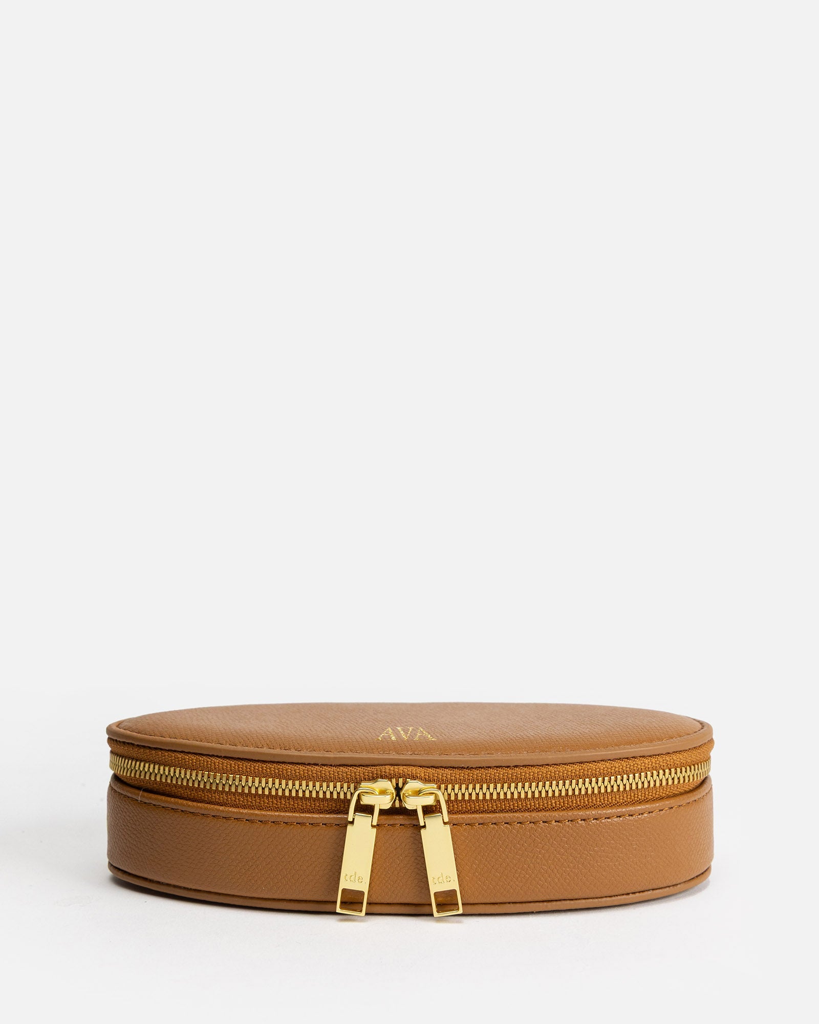 Image of Jewelry. Productname: The Daily Edited Ava Jewellery Case Tan in Tan colour by brand - The Daily Edited