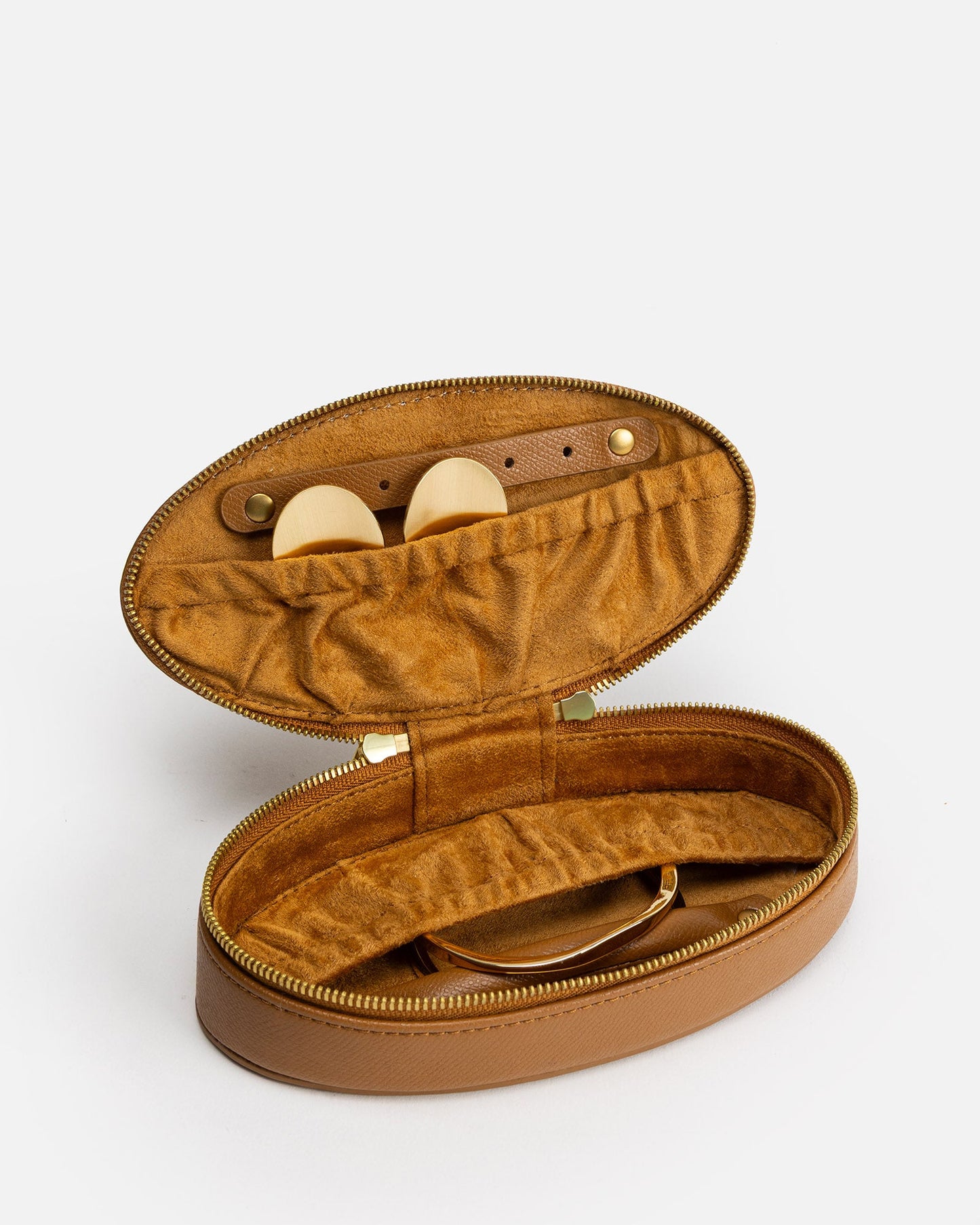 The Daily Edited Ava Jewellery Case (Tan)