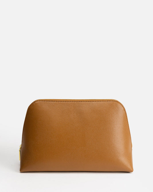 The Daily Edited Ava Large Beauty Case (Tan)