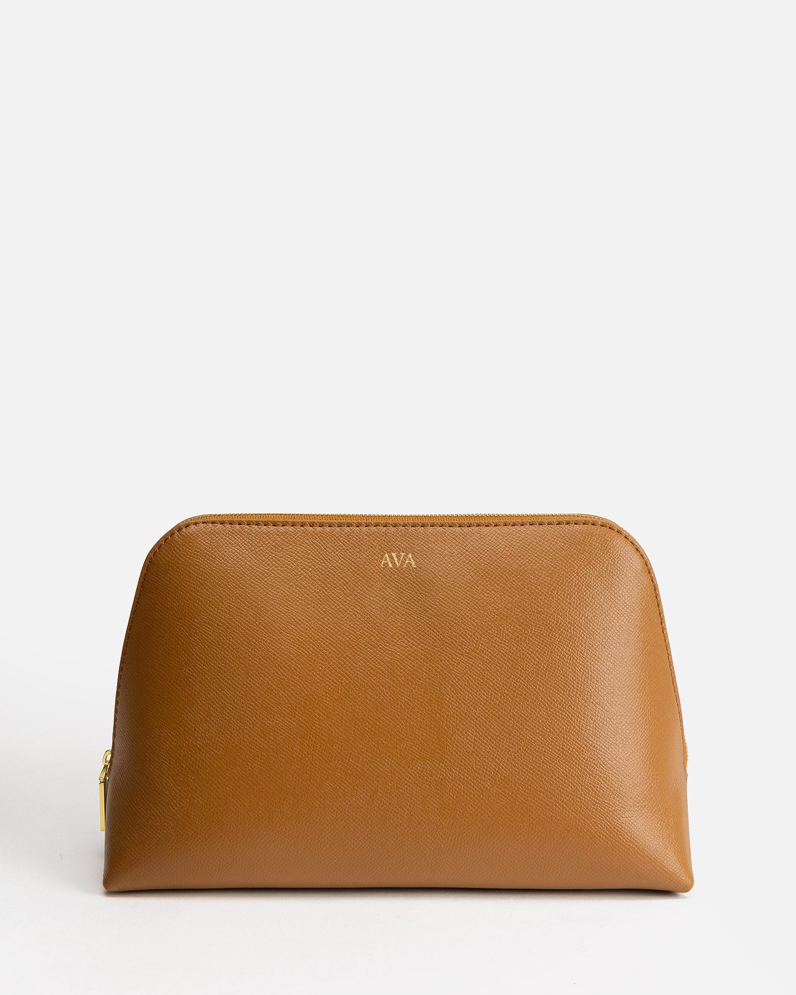 Image of Others. Productname: The Daily Edited Ava Large Beauty Case Tan in Tan colour by brand - The Daily Edited