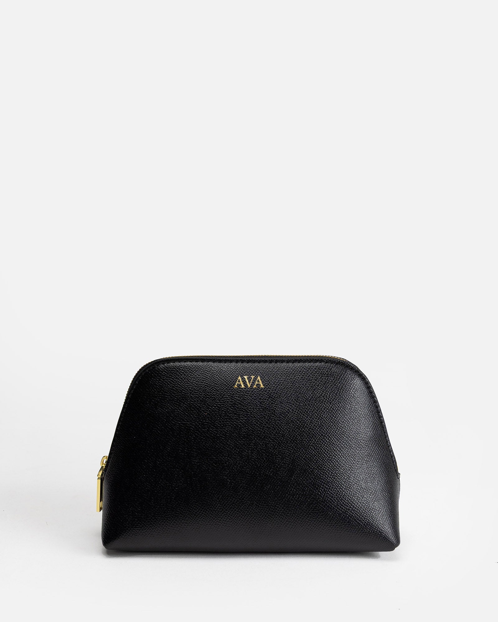 Image of Health & Beauty. Product name - Ava Small Beauty Case Black in Black colour by brand - The Daily Edited
