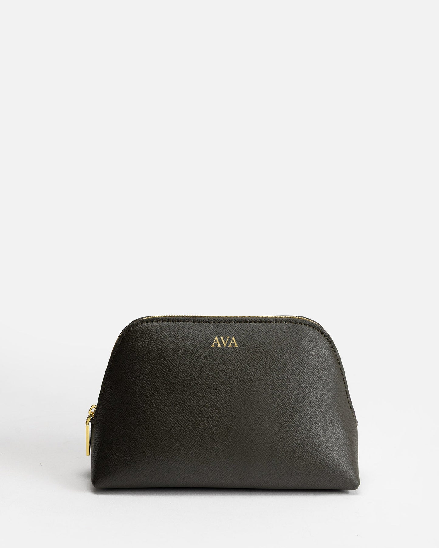 Image of Others. Productname: The Daily Edited Ava Small Beauty Case Olive in Olive colour by brand - The Daily Edited