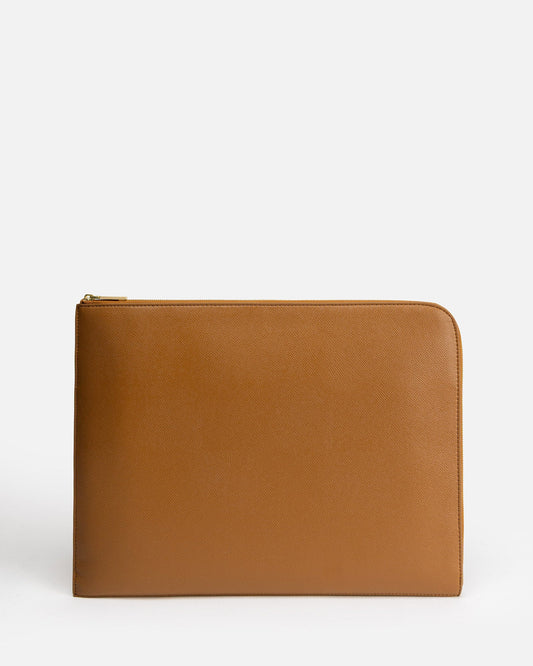 The Daily Edited Ava 14" Laptop Organiser (Tan)