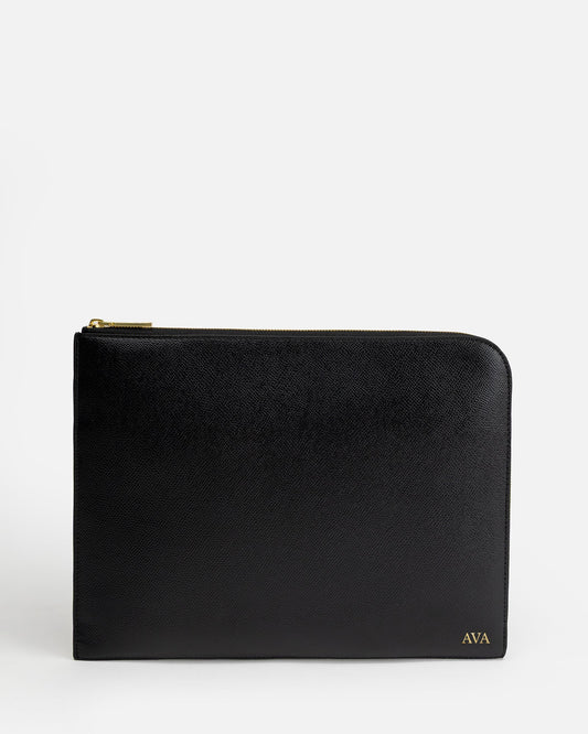 Image of Electronics Accessories. Productname: The Daily Edited Ava Ipad Organiser Black in Black colour by brand - The Daily Edited