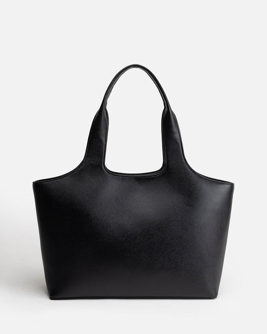 The Daily Edited Ava Shoulder Tote (Black)