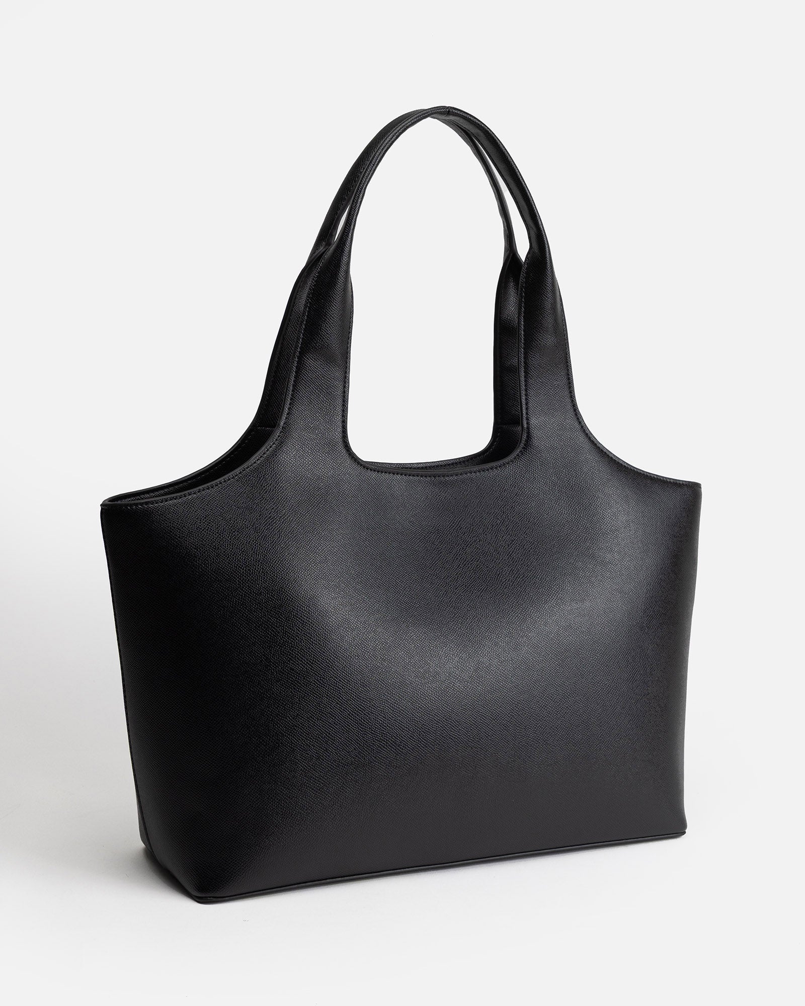 Image of Bags. Productname: The Daily Edited Ava Shoulder Tote Black in Black colour by brand - The Daily Edited
