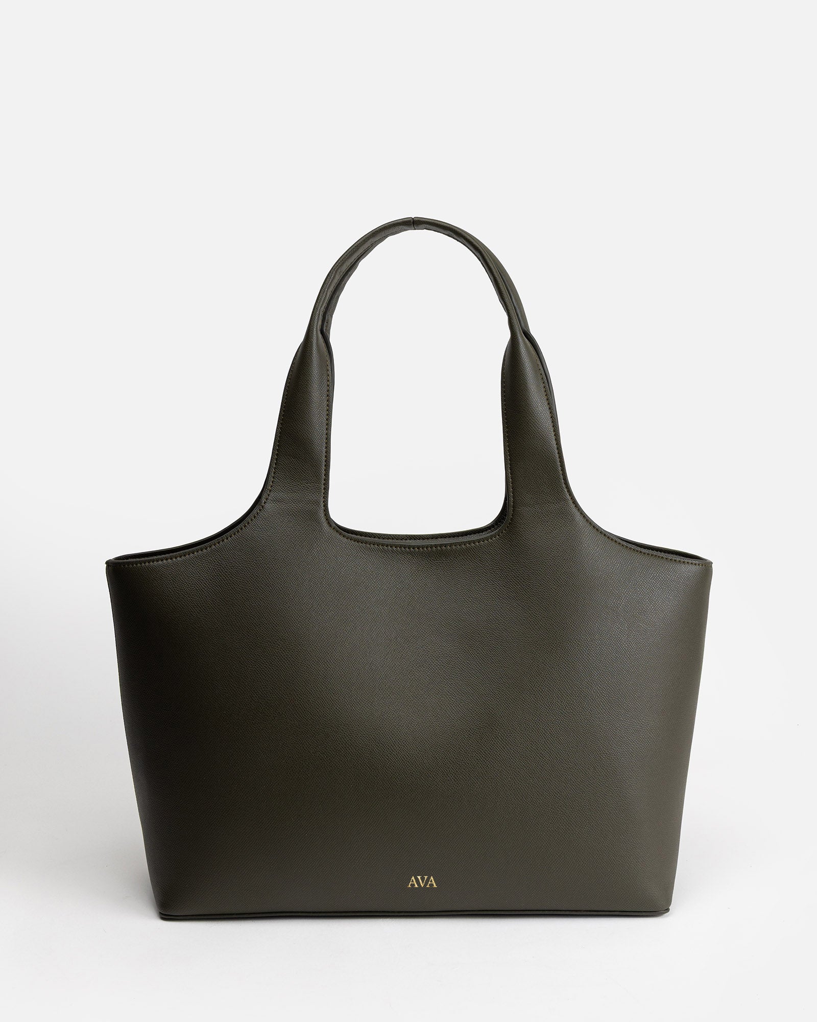 Image of Bags. Productname: The Daily Edited Ava Shoulder Tote Olive in Olive colour by brand - The Daily Edited