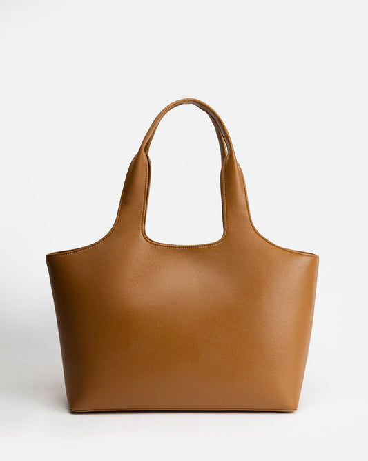 The Daily Edited Ava Shoulder Tote (Tan)
