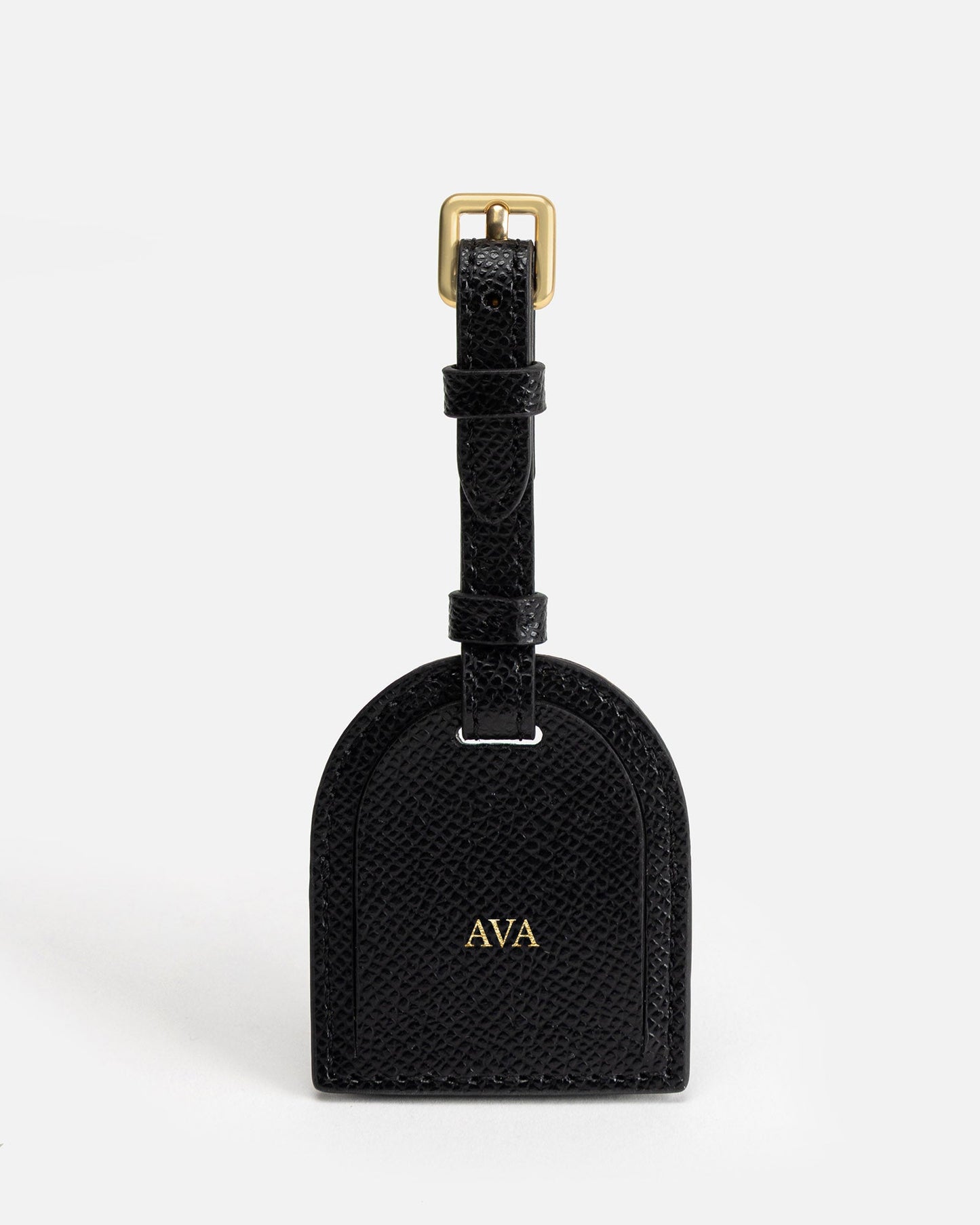 Image of Badge & Pass Holders. Productname: The Daily Edited Ava Luggage Tag Black in Black colour by brand - The Daily Edited