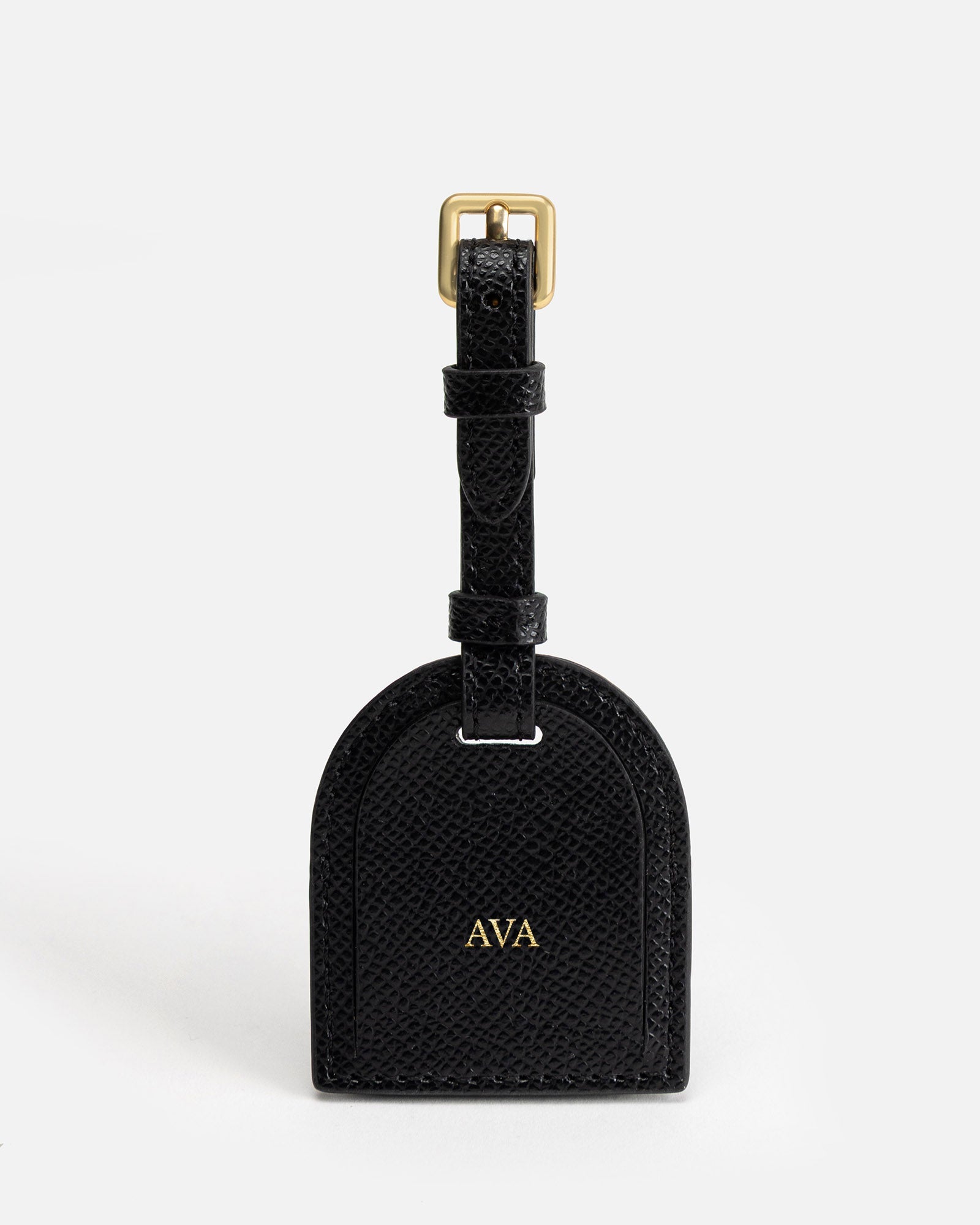 Image of Badge & Pass Holders. Productname: The Daily Edited Ava Luggage Tag Black in Black colour by brand - The Daily Edited