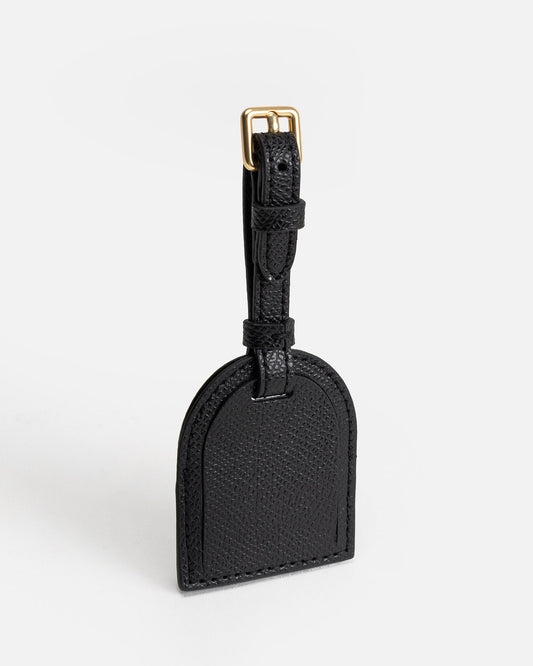 Image of Badge & Pass Holders. Productname: The Daily Edited Ava Luggage Tag Black in Black colour by brand - The Daily Edited