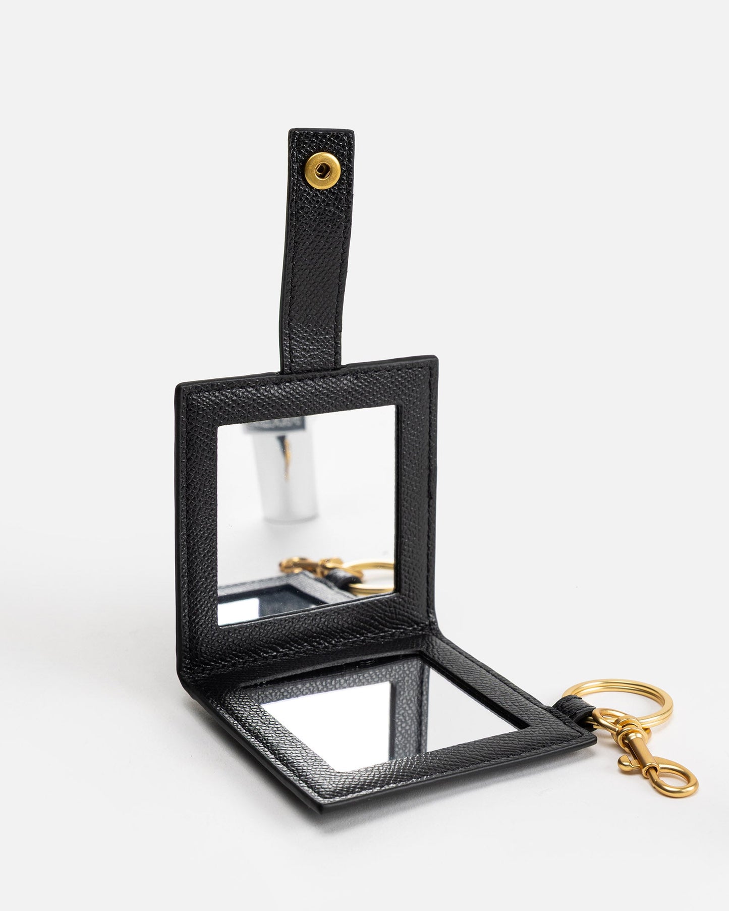 The Daily Edited Ava Mirror Keyring (Black)