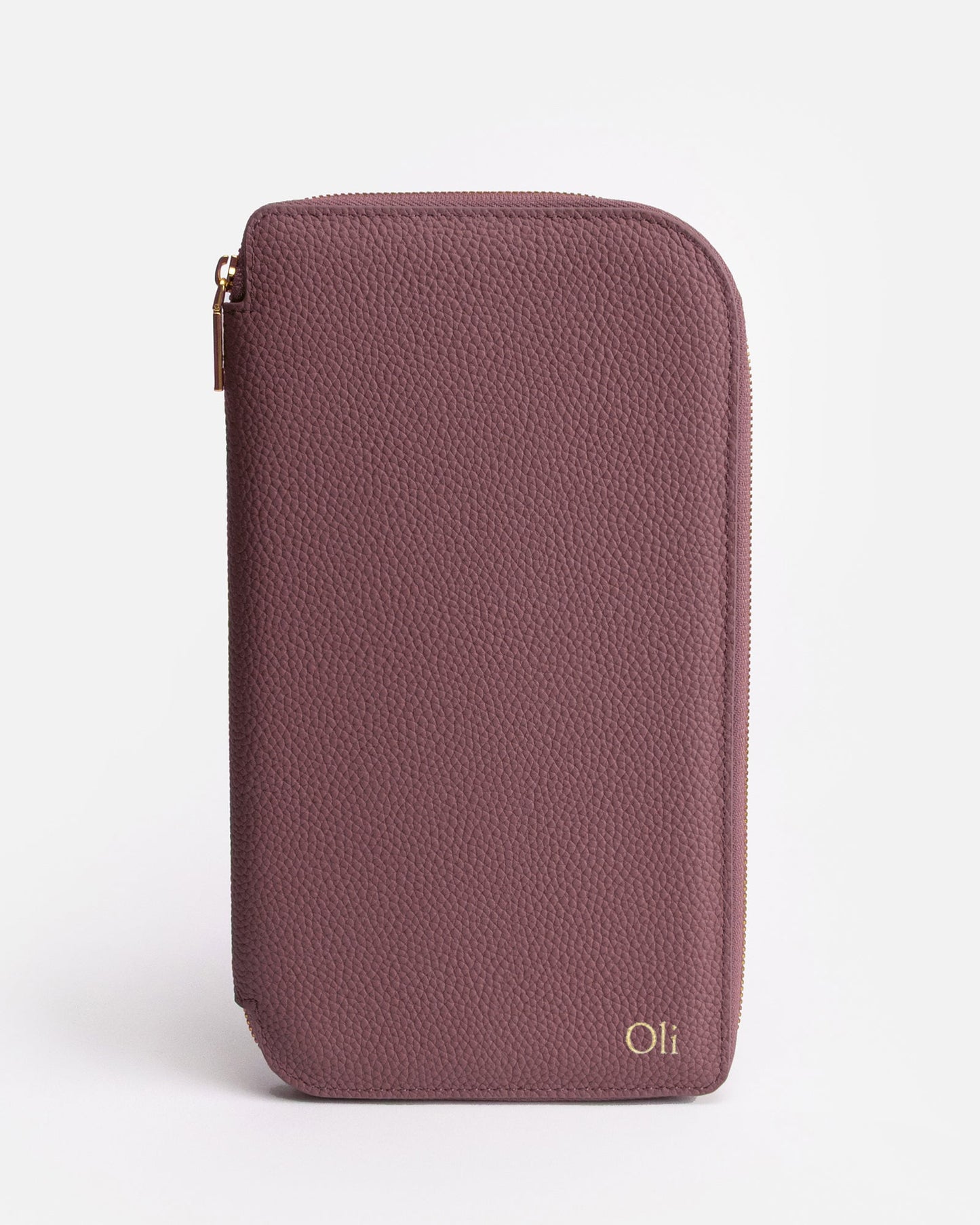 Image of Wallets & Money Clips. Productname: The Daily Edited Olivia Family Travel Wallet Musk Mauve in Mauve colour by brand - The Daily Edited