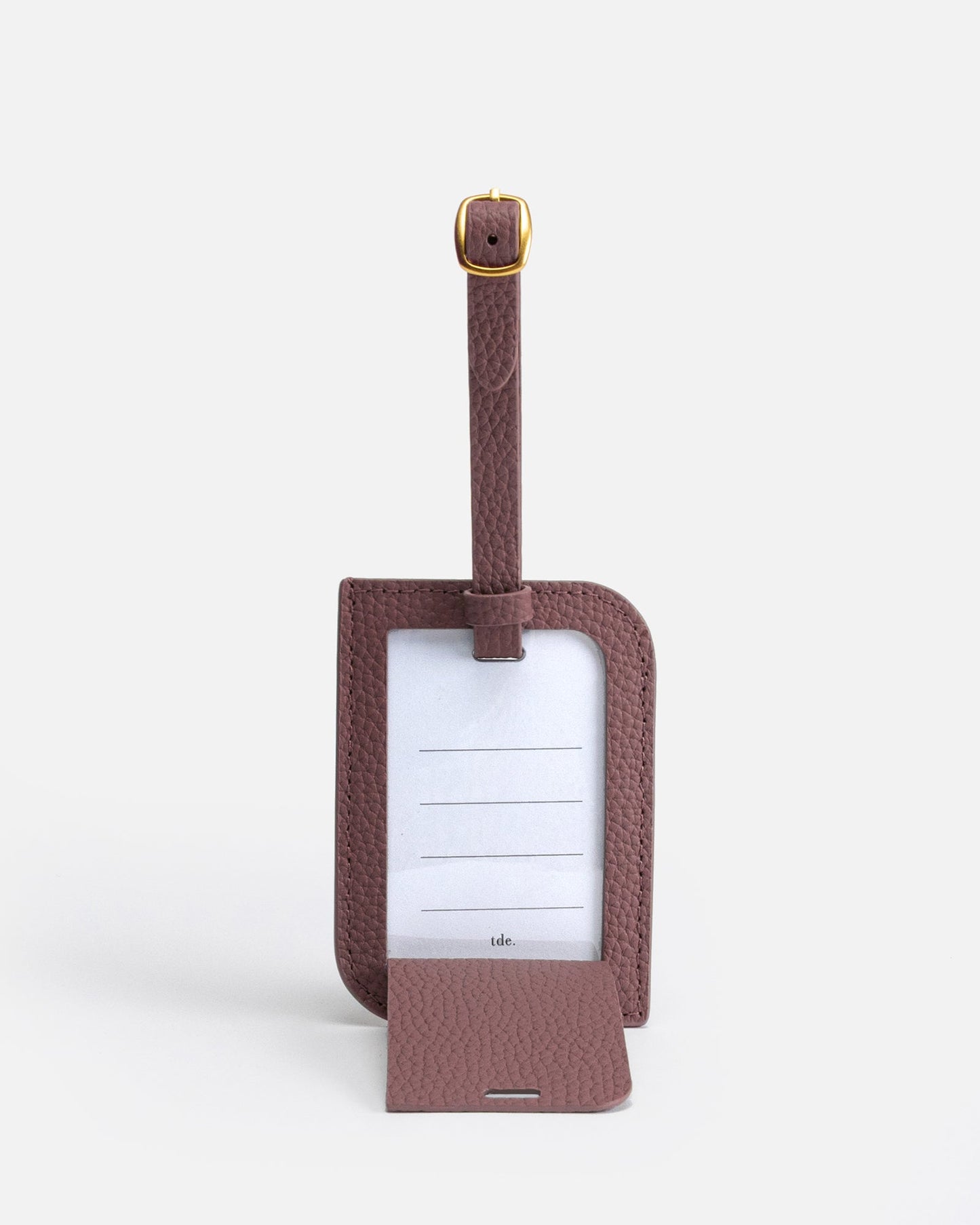The Daily Edited Olivia Luggage Tag Musk (Mauve)