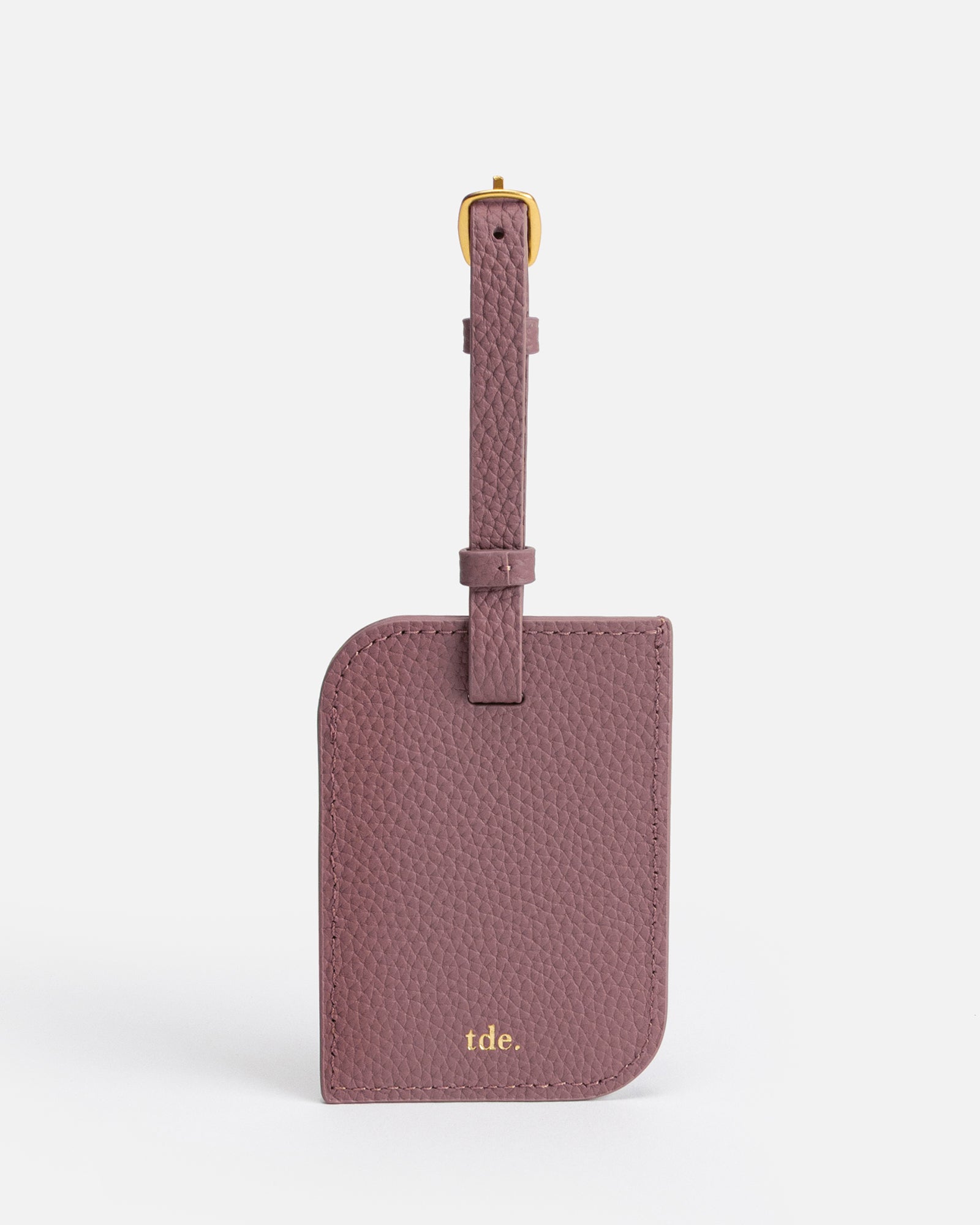 Image of Badge & Pass Holders. Productname: The Daily Edited Olivia Luggage Tag Musk Mauve in Mauve colour by brand - The Daily Edited