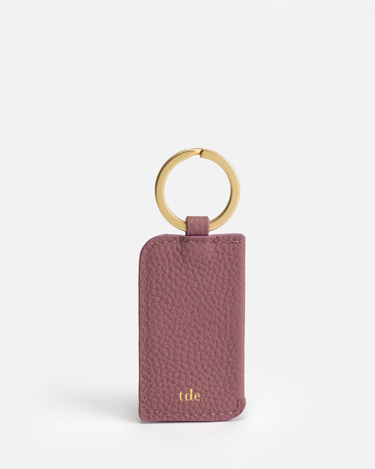 Image of Accessories. Productname: The Daily Edited Olivia Keyring Musk Mauve in Mauve colour by brand - The Daily Edited