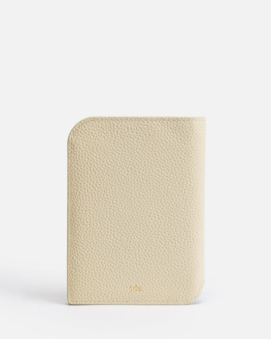 Image of Badge & Pass Holders. Productname: The Daily Edited Olivia Passport Holder Oat in Oat colour by brand - The Daily Edited
