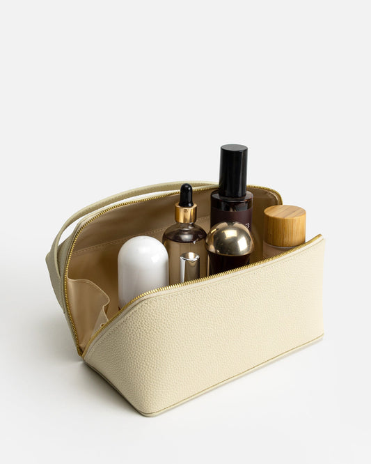 Image of Bags. Productname: The Daily Edited Olivia Large Travel Case Oat in Oat colour by brand - The Daily Edited