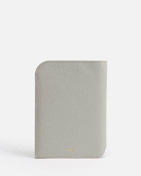 Image of Badge & Pass Holders. Productname: The Daily Edited Olivia Passport Holder Whisper Grey in Grey colour by brand - The Daily Edited