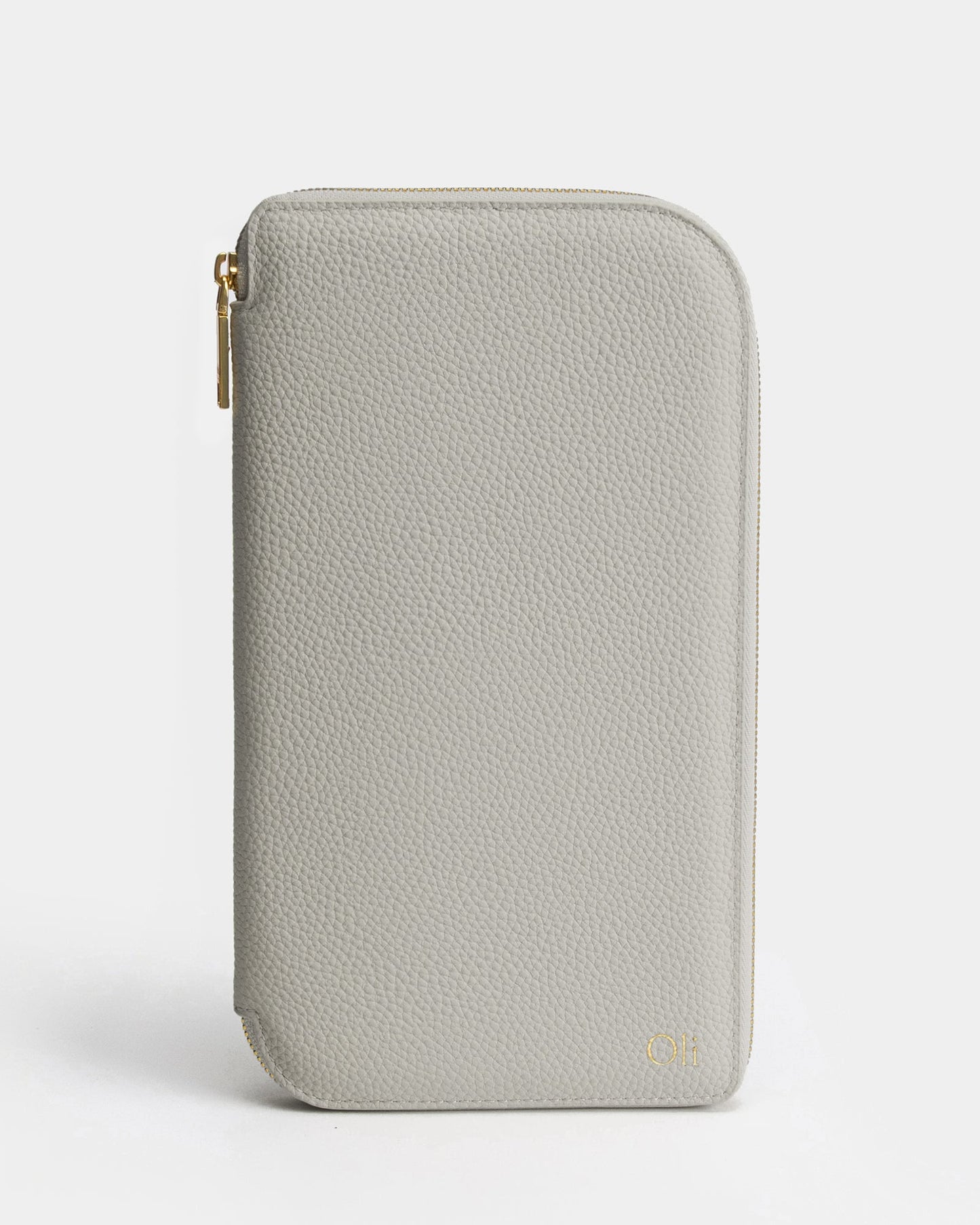 Image of Wallets & Money Clips. Productname: The Daily Edited Olivia Family Travel Wallet Whisper Grey in Grey colour by brand - The Daily Edited