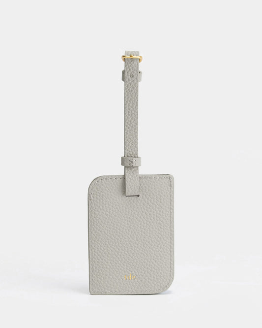 Image of Badge & Pass Holders. Productname: The Daily Edited Olivia Luggage Tag Whisper Grey in Grey colour by brand - The Daily Edited