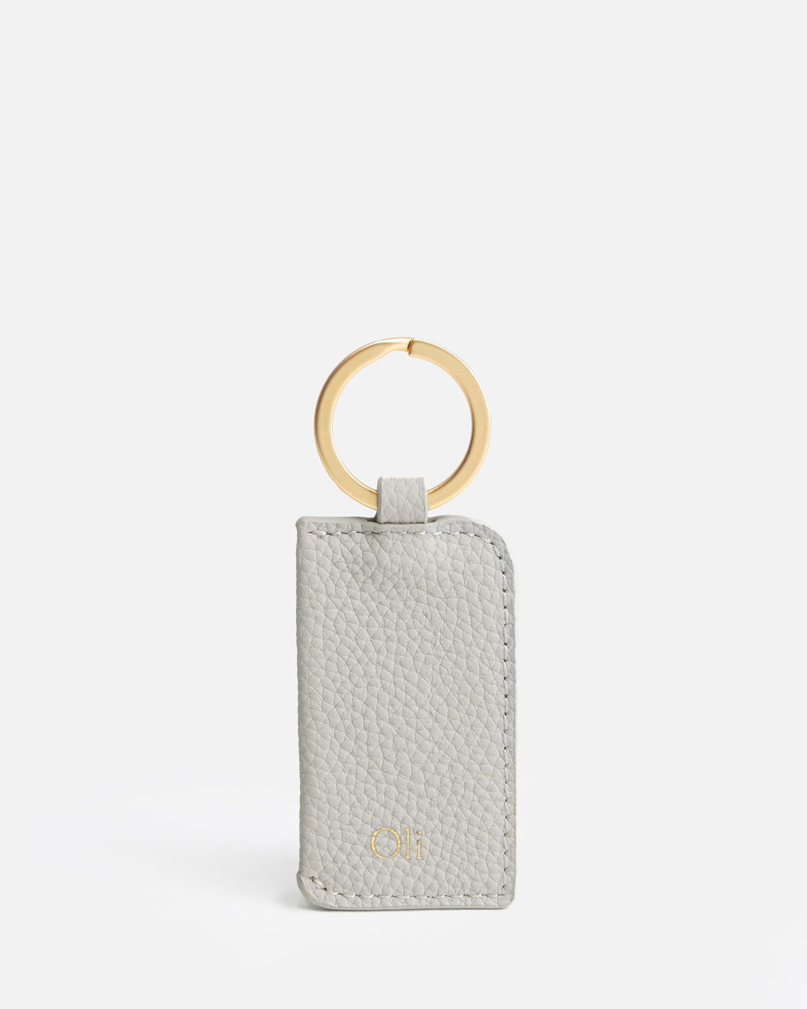 Image of Accessories. Productname: The Daily Edited Olivia Keyring Whisper Grey in Grey colour by brand - The Daily Edited