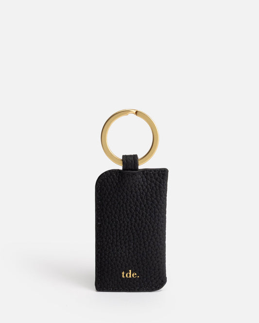 Image of Accessories. Productname: The Daily Edited Olivia Keyring Black in Black colour by brand - The Daily Edited