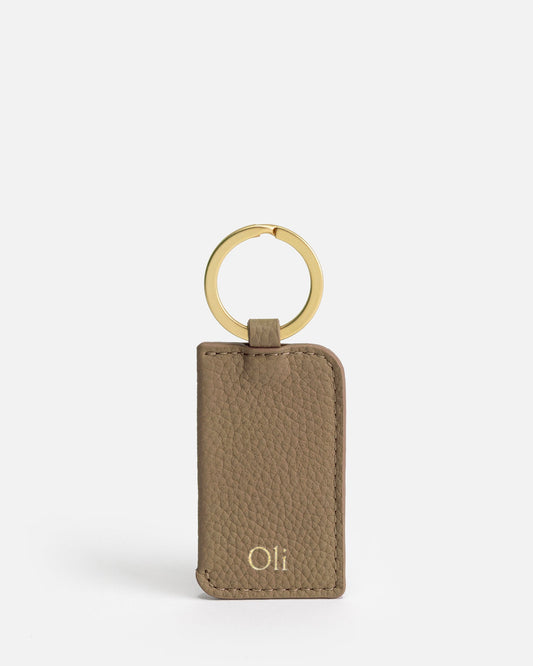 Image of Accessories. Productname: The Daily Edited Olivia Keyring Sepia in Sepia colour by brand - The Daily Edited