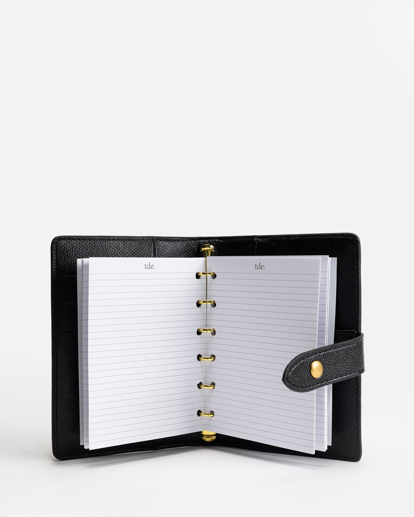 The Daily Edited Essentials A6 Ring Binder Notebooks (Black)
