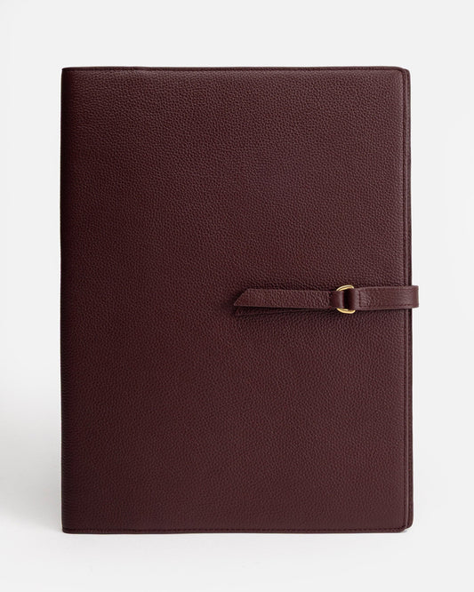 The Daily Edited Maia A4 Notebook Holder Berry (Jam)