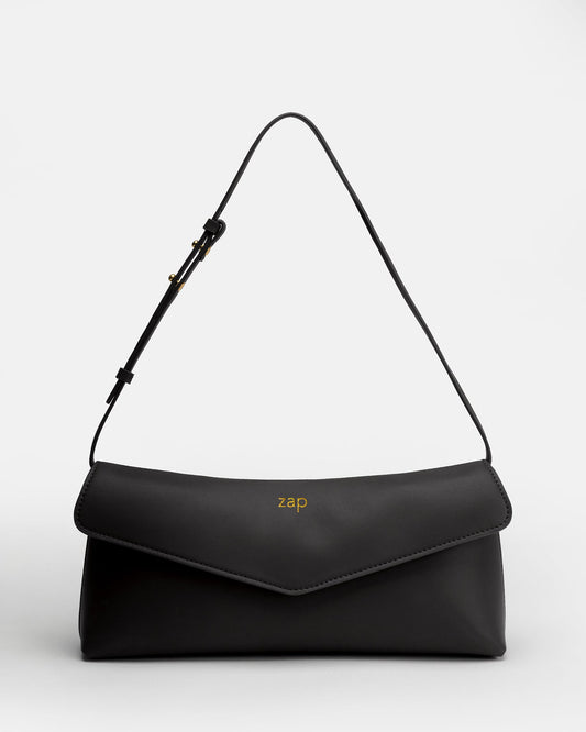 Image of Bags. Productname: Zaphia Evening Shoulder Bag Black in Black colour by brand - The Daily Edited