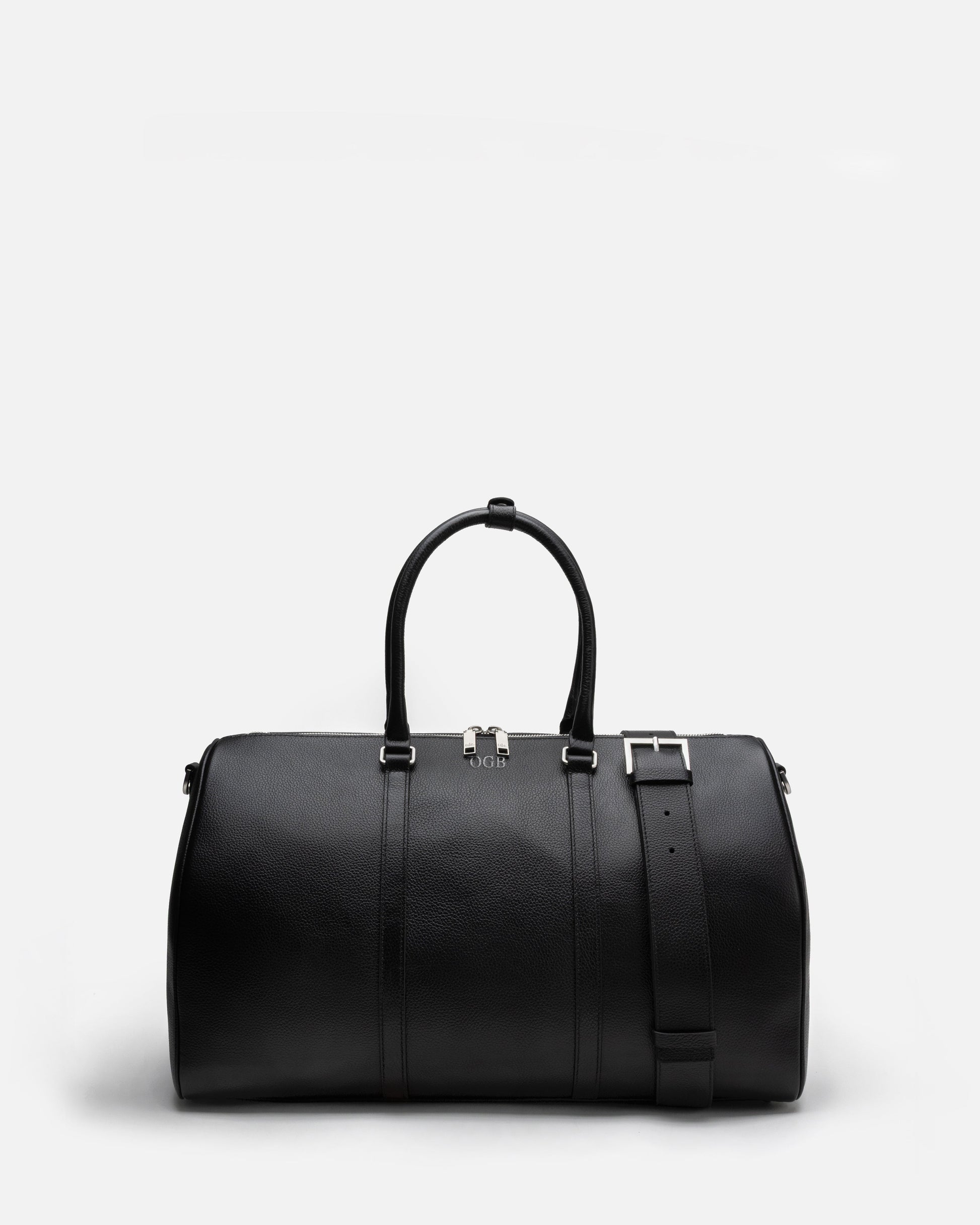 Image of Bags. Product name - Jude Weekend Bag Small Black and Silver in Black colour by brand - GROUP48
