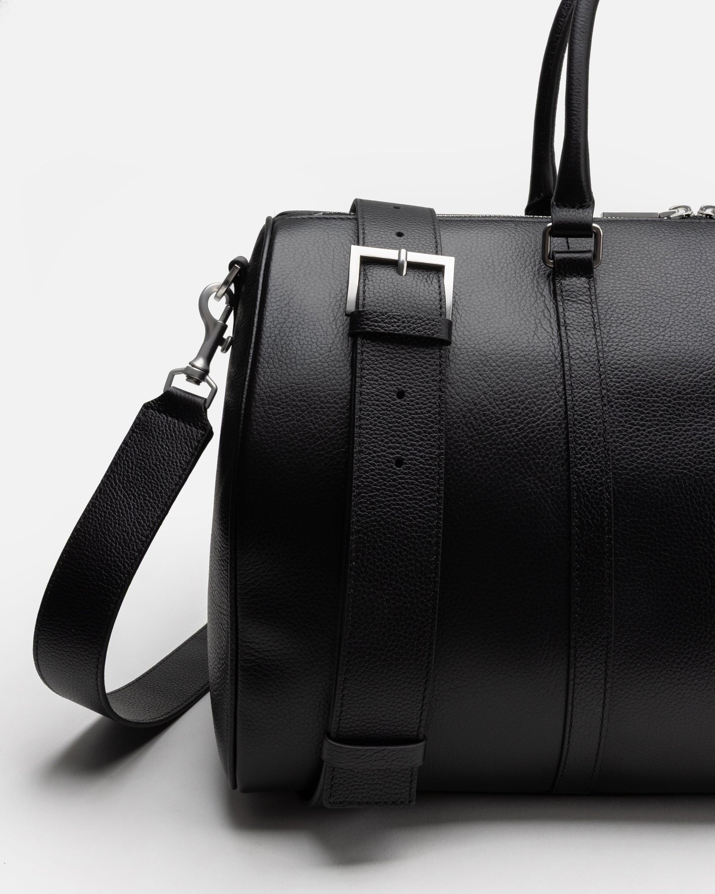 Image of Bags. Product name - Jude Weekend Bag Small Black and Silver in Black colour by brand - GROUP48